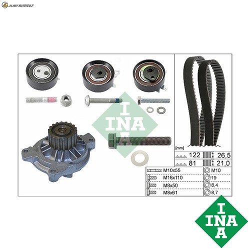 Water pump timing belt kit - +,