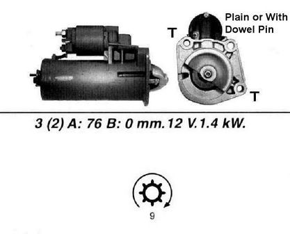 Genuine wai starter motor for - wai,