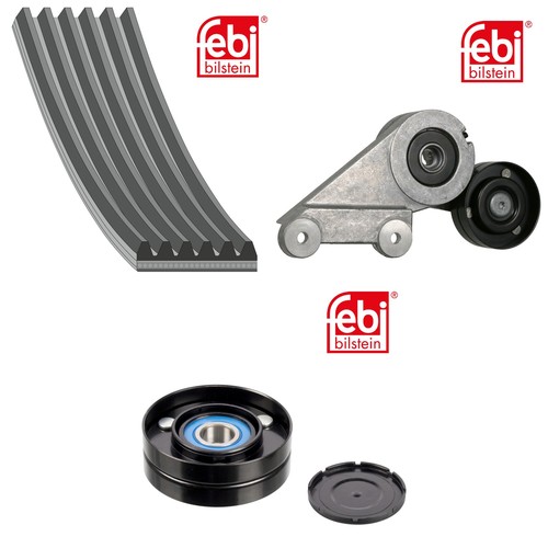 Aux belt kit ribbed - belt, +