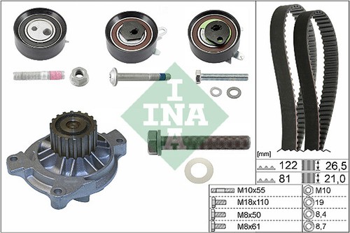 Water pump timing - water, &
