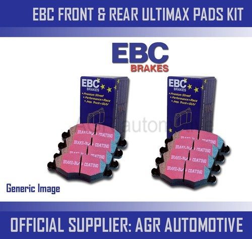 Ebc front rear pads kit - kit, for
