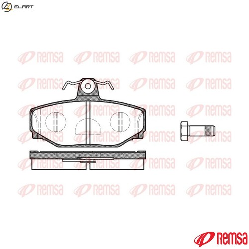 Brake pad set - pad, disc