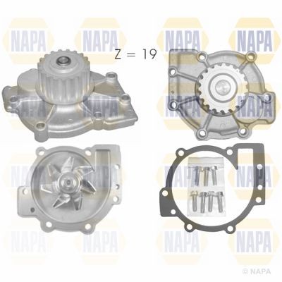 Napa water pump for volvo - for, s70