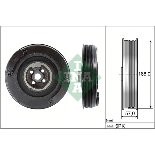 Crankshaft pulley fits - crankshaft,