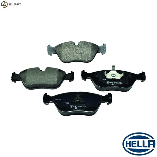 Brake pad set disc - disc,