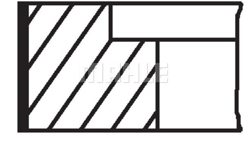 Piston ring kit - for, volvo