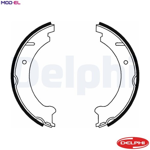 Brake shoe set - brake,