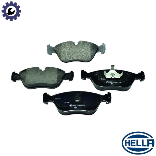 Brake pad set disc - brake, 8db