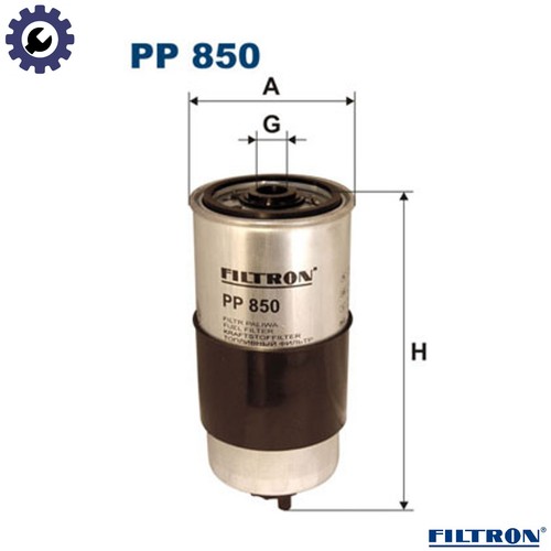 Fuel filter 850 for - pp, vw