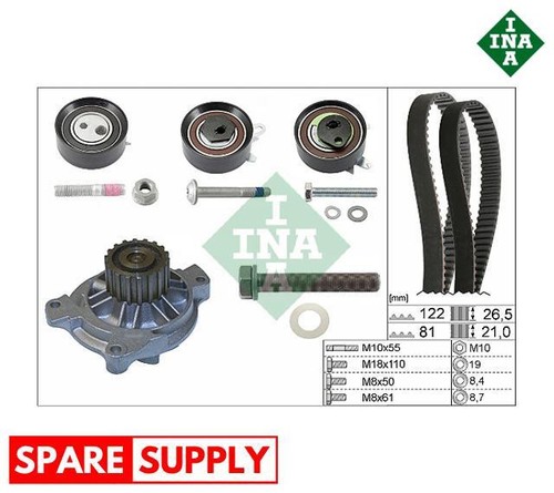 Water pump timing belt set - &,