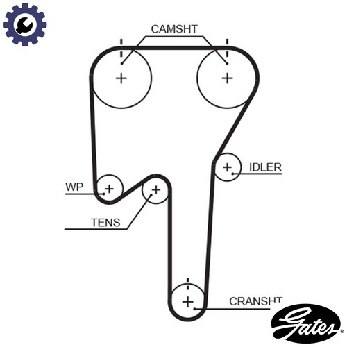 Timing belt 5533xs for volvo - timing,